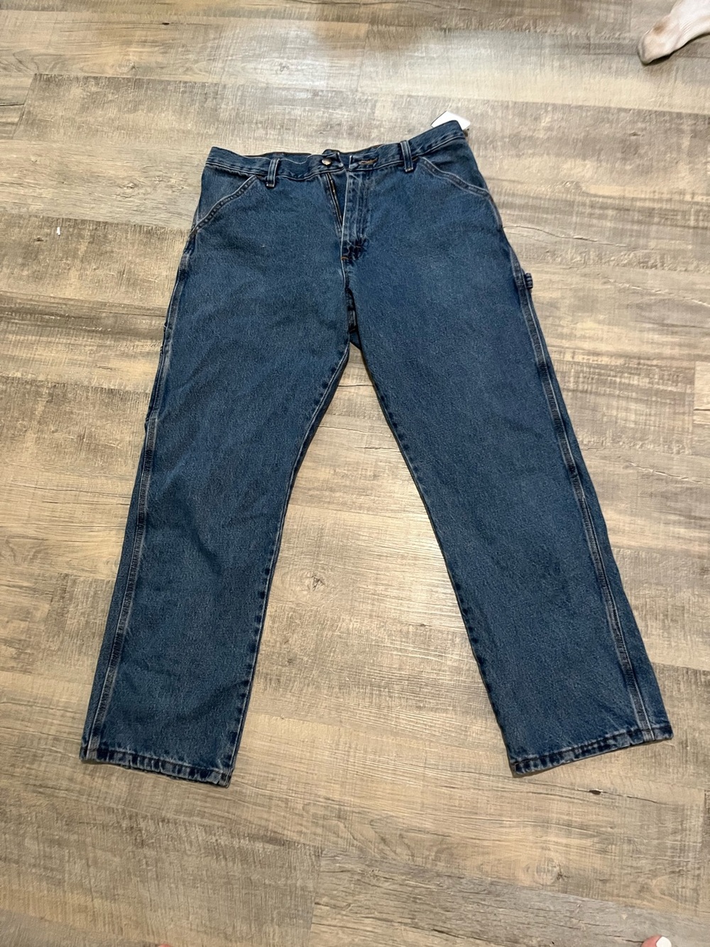 Rustler brand wrangler style / cargo  Jeans unisex